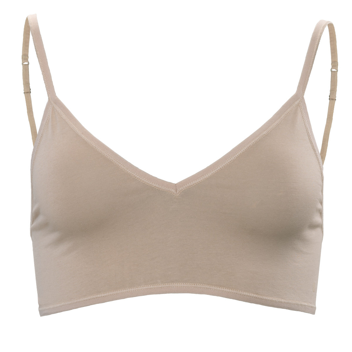 Organic V-neck Bralette: 2 Pack