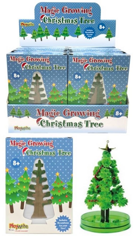 Magic Growing Crystal Christmas Tree with Decorations