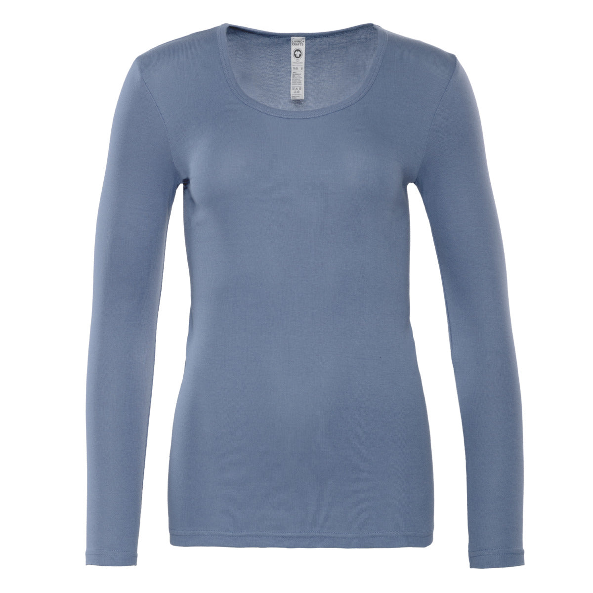 Organic Cotton Thermal Long Sleeve T-shirt: Womens