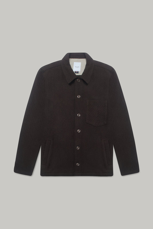 Theydon Overshirt - Chocolate Waffle