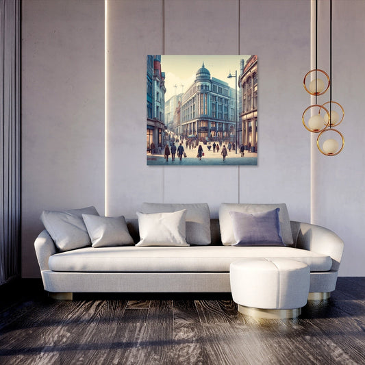 New Street Birmingham Canvas