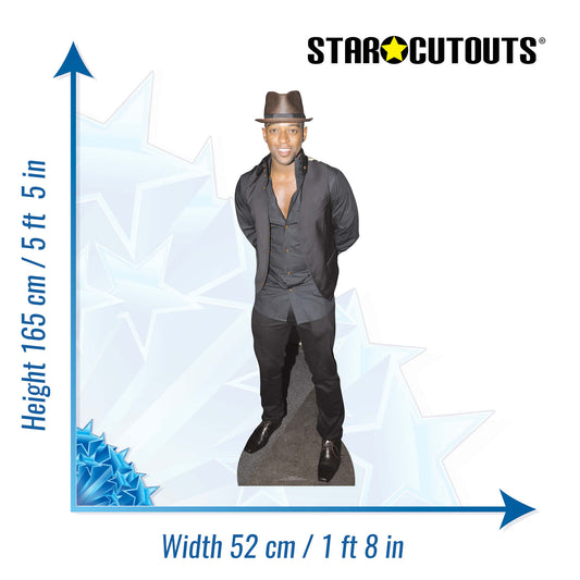 CS452 Oritse Williams JLS Height 165cm Lifesize Cardboard Cutout