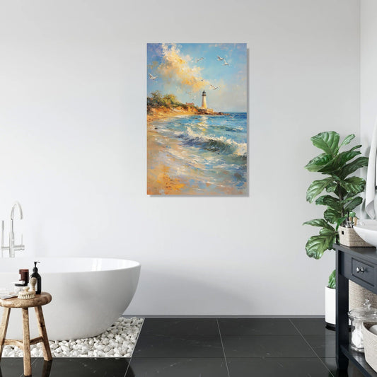 Tranquil Seaside Memories Canvas