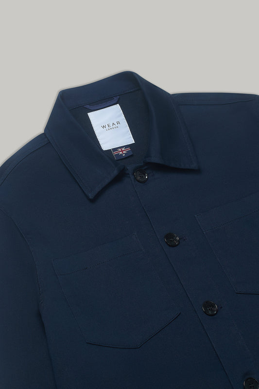 Turner Shacket - Navy Superflex