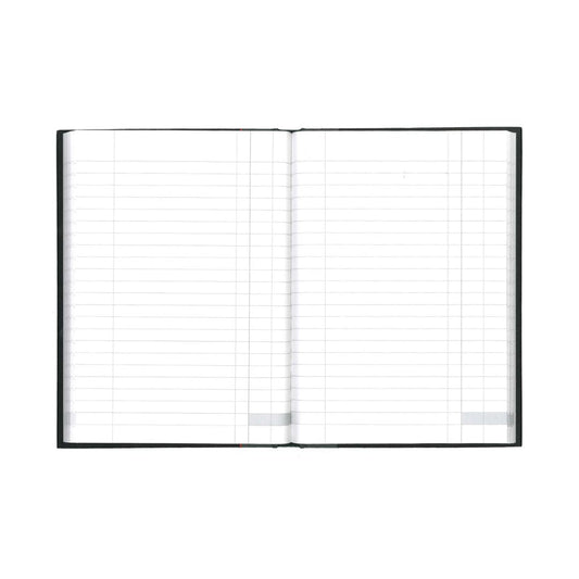 Ideal - A5 Cashbook Casebound Single Cash - 192 Pages - Black (461)