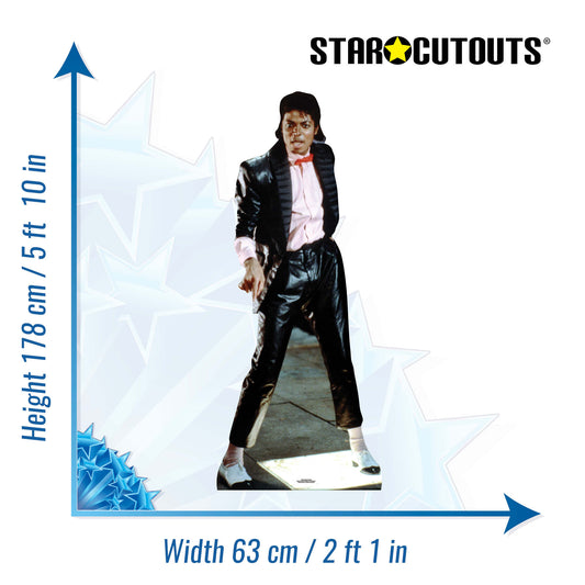 CS463 Michael Jackson Height 178cm Lifesize Cardboard Cutout