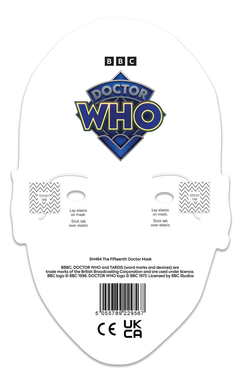 SM464 The Fifteenth Doctor Mask - Ncuti Gatwa Single Face Mask