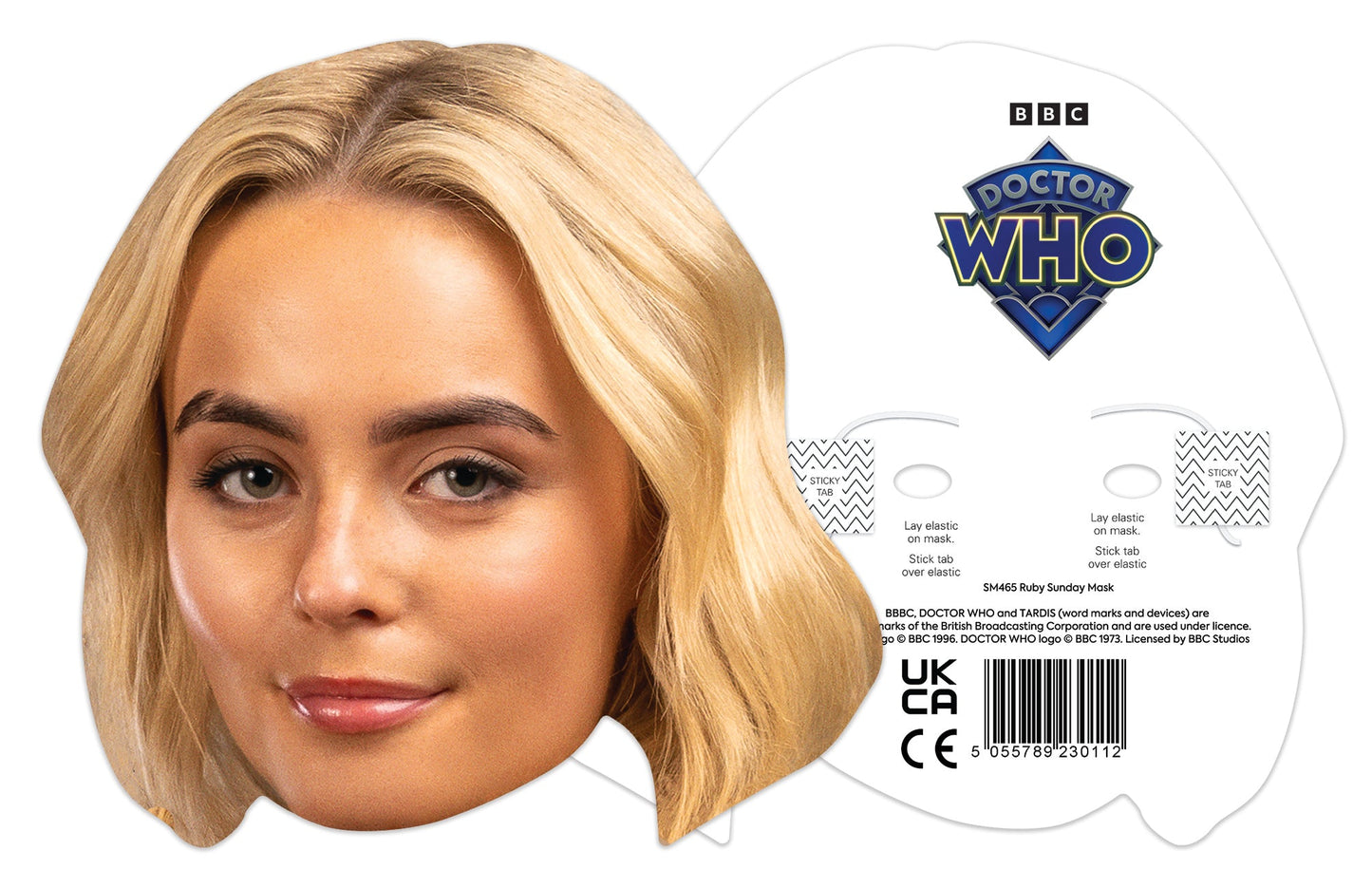 SM465 Ruby Sunday Mask - Millie Gibson Single Face Mask