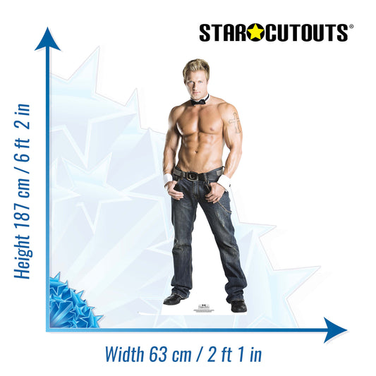 SC476 Billy Cuff n Collar Cardboard Cut Out Height 187cm