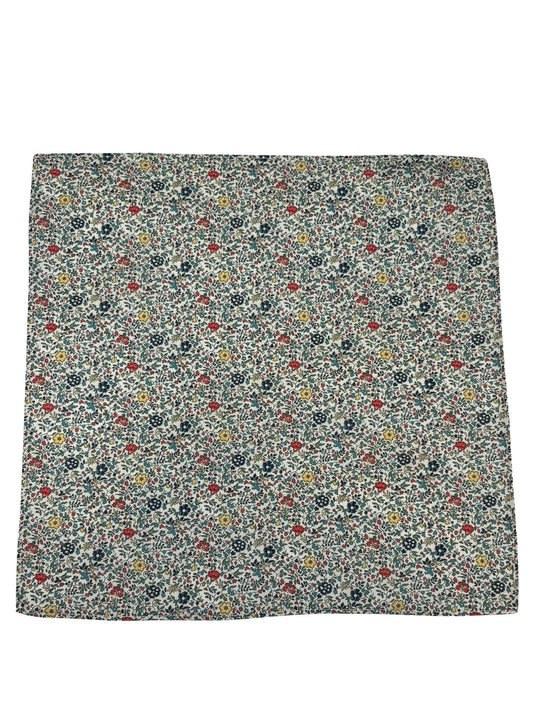 liberty style ditsy floral english wildflower design tie and matching pocket square