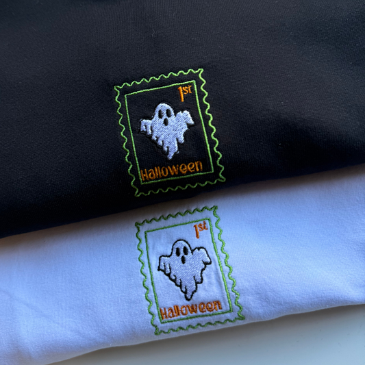 Cute Spooky Ghost Sweatshirt - Halloween - Relaxed Fit