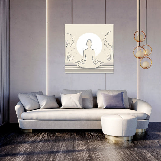 Serene Meditation Canvas