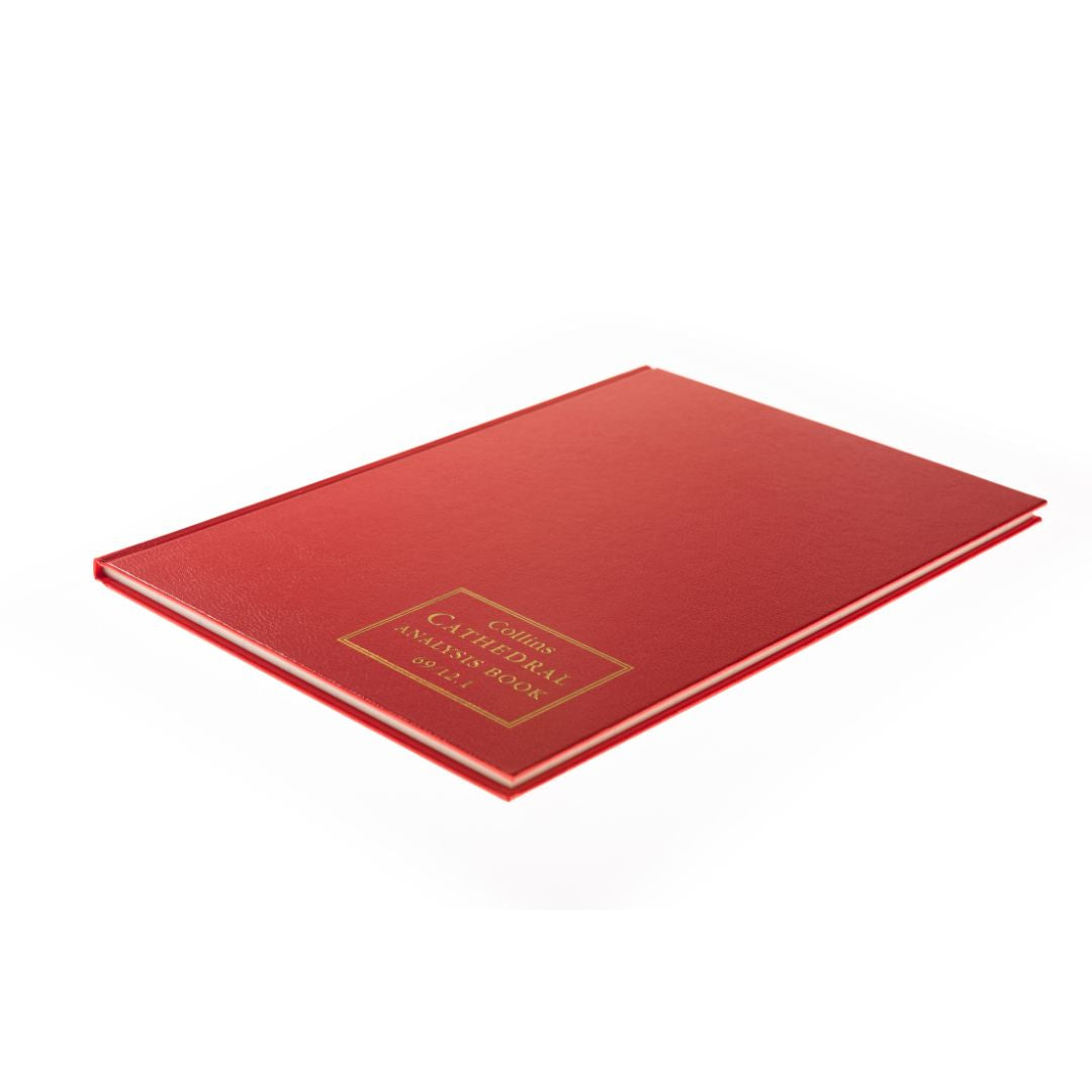 Cathedral - Accounts Book 12 Cash Columns - Red (69/12.1)
