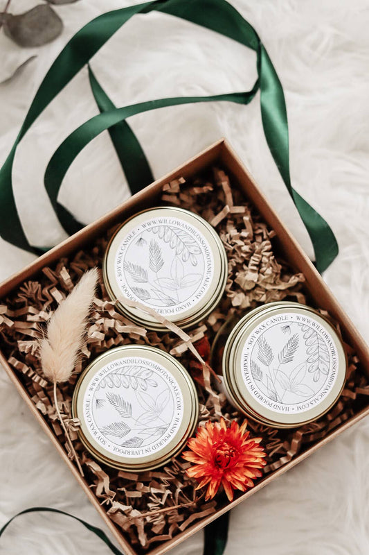 Botanical Candle Trio Gift Sets - Signature & Spring