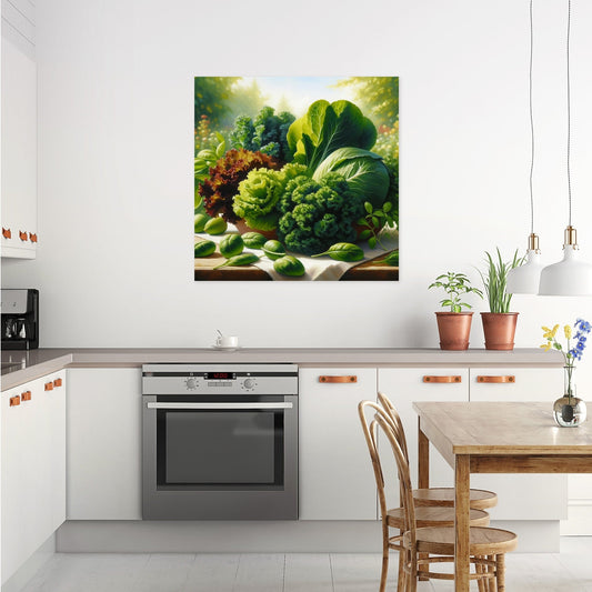 Gathering of Greens Canvas
