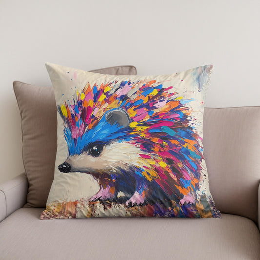 Hedgehog Symphony Cotton Cushion