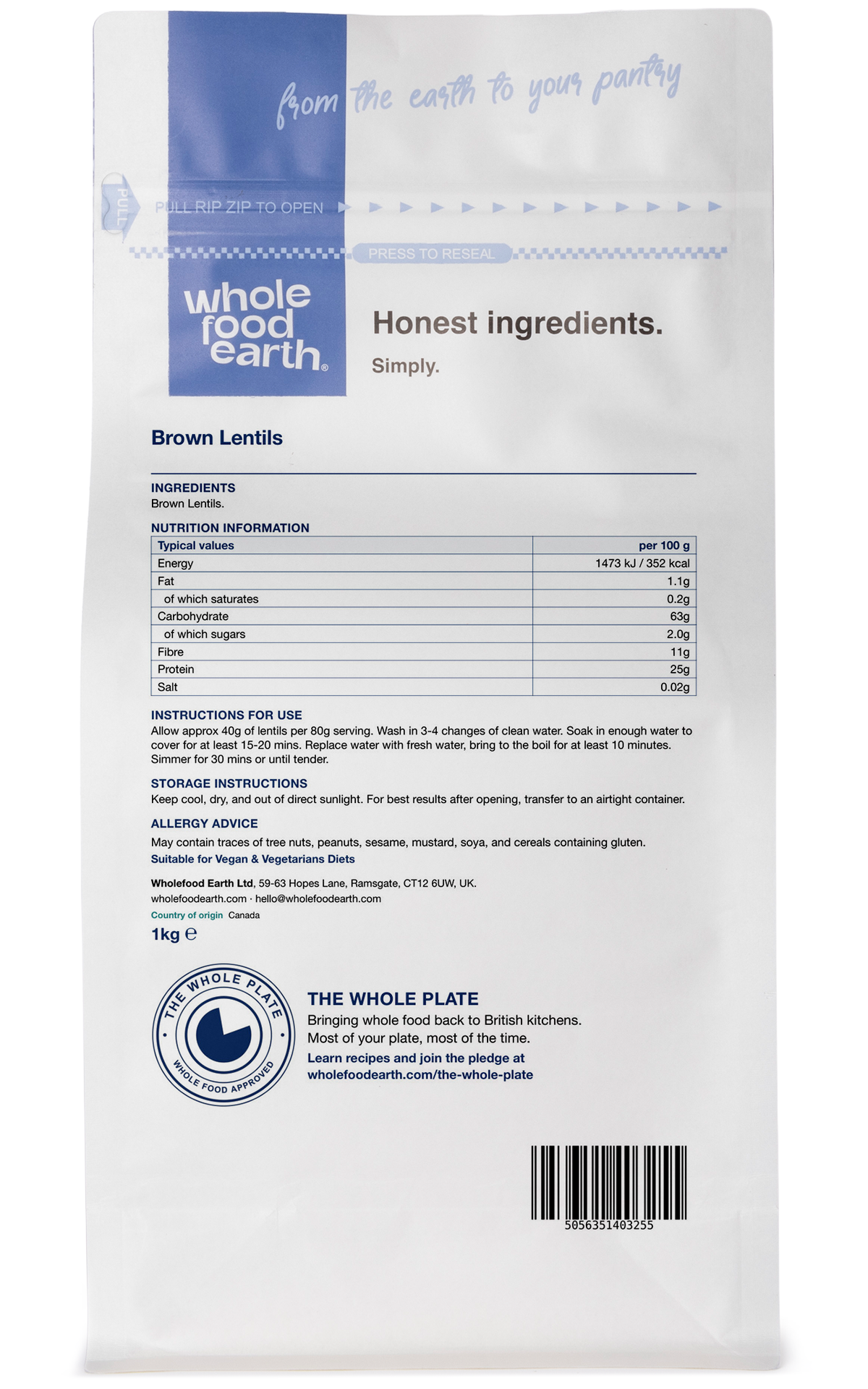 Brown Lentils