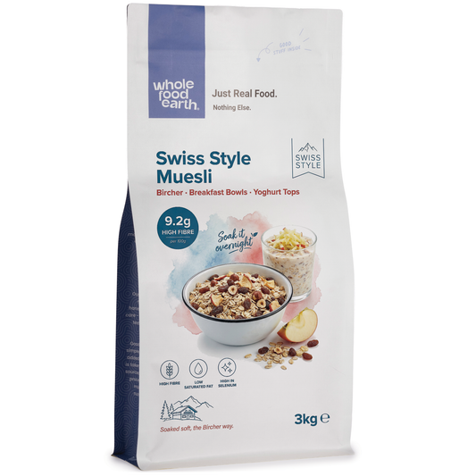 Swiss Style Muesli - A Blend of Flakes with Dried Fruit & Nuts