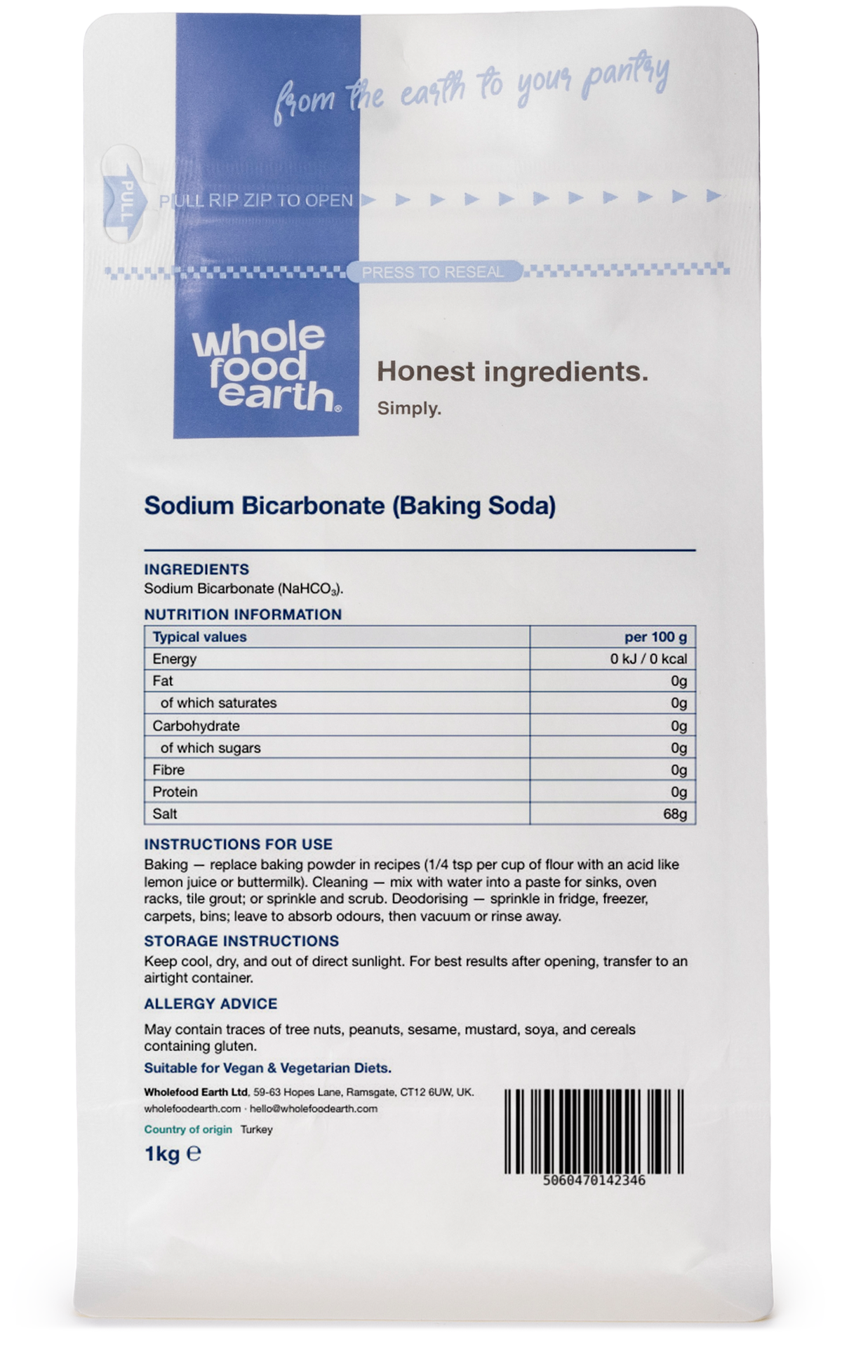Sodium Bicarbonate (Baking Soda)