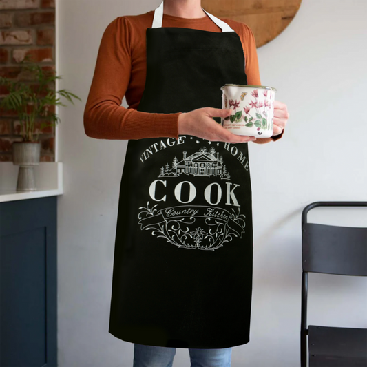 Vintage Home Black Apron