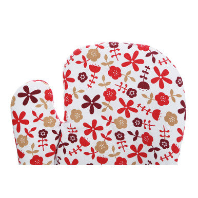 Red Daisy Single Oven Glove