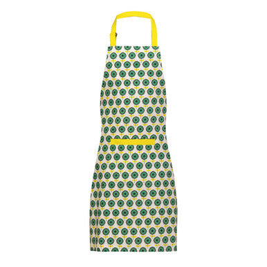 Green Floral Apron | Ella