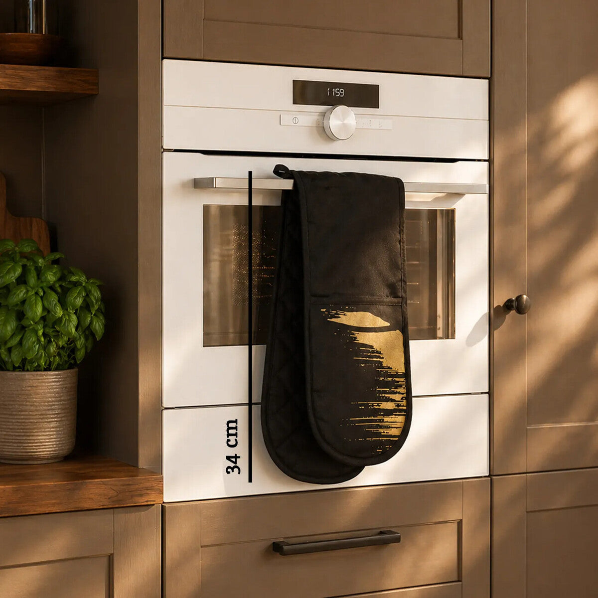 Modern Retro Double Oven Glove