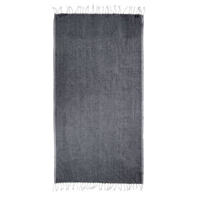 Thread and Loom Black Hammam Towel