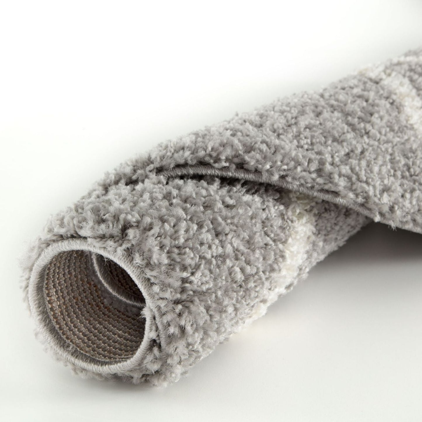 Moroccan Grey Shaggy Rug | 510