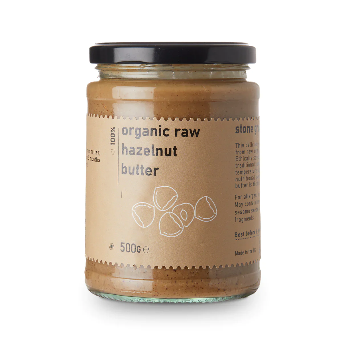 Organic Raw Hazelnut Butter - RAWGORILLA