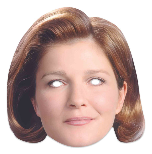 SM517 Kathryn Janeway Mask Kate Mulgrew Star Trek - Includes Tabs and Elastic