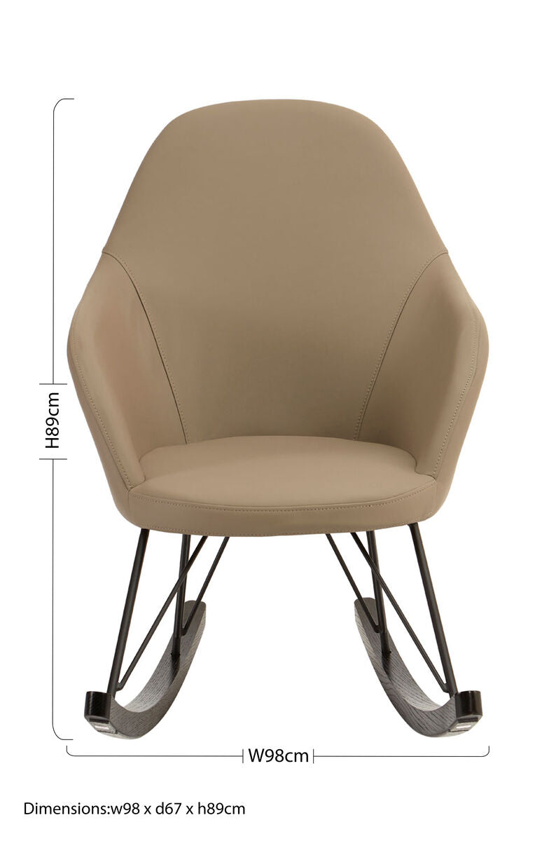 Light Grey Rocking Chair | Kolding