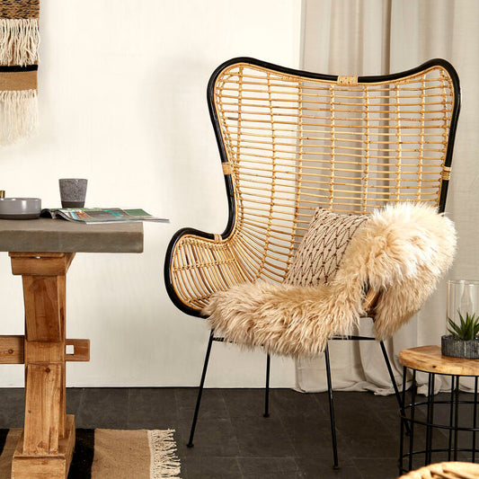 Java Natural Rattan Egg Chair