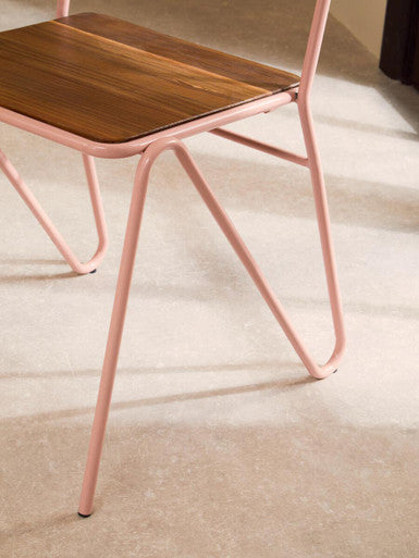 Pink Metal Chair | District