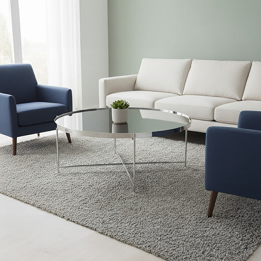 Allure Silver Mirror Coffee Table