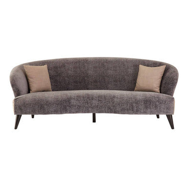 3 Seater Grey Velvet Sofa | Reine