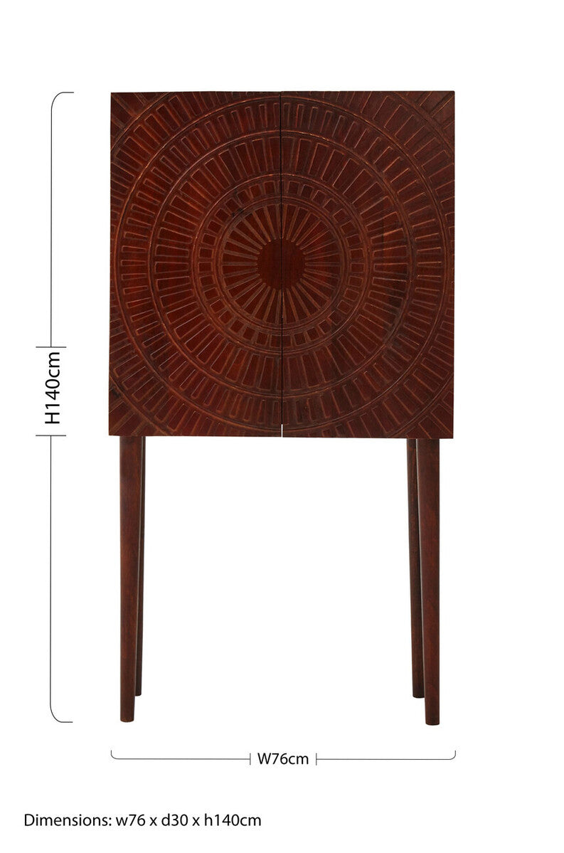 Vence Mango Wood Cabinet