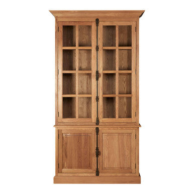 Lyon Natural Oak Wood Tall Cabinet