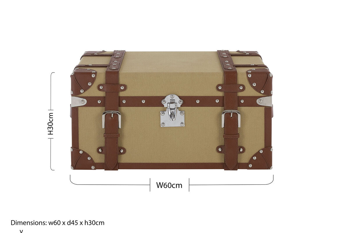 Small Canvas Storage Trunk | Columbus