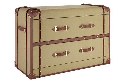 2 Drawer Canvas Cabinet | Columbus