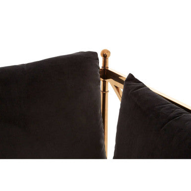 2 Seater Rose Gold Lattice Arms Sofa | Novo
