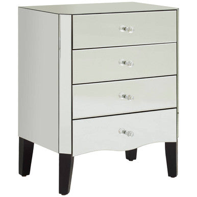 Mirrored Chest of 4 Drawers | Gabriella