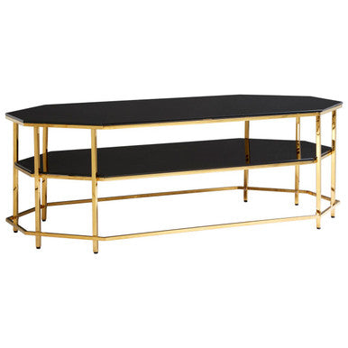 Arezzo Black Tempered Glass Coffee Table