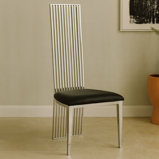 Eliza Silver Finish Dining Chair