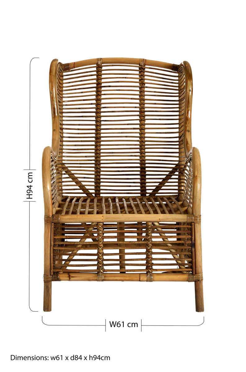 Manado Natural Kubu Rattan Chair
