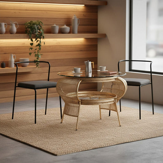 Mantis Champagne Gold Finish Table