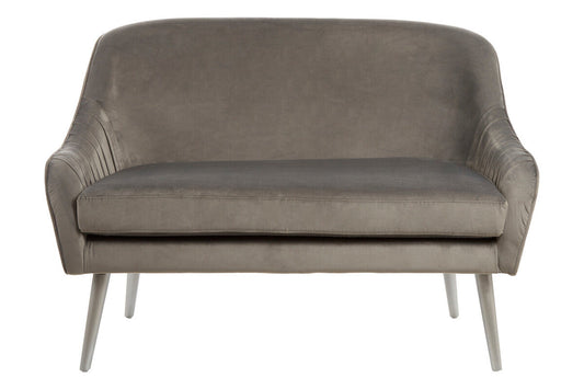 Grey Velvet Sofa, Louxor