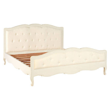 White Super Kingsize Bed | Loire