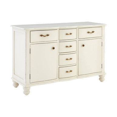 6 Drawer White Sideboard | Loire