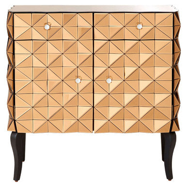 2 Door Copper Finish Sideboard | Soho